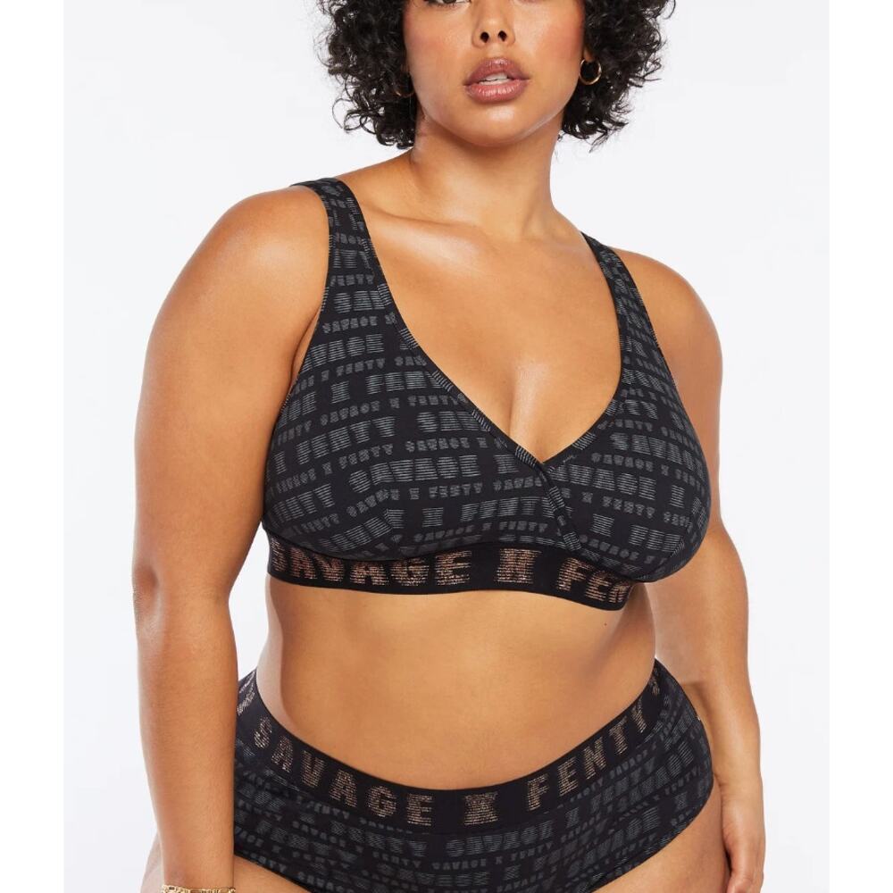 Savage Fenty 2X Forever Savage Bralette Logo Band Wireless